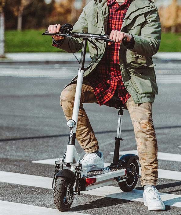 greenpedel y5 s electric scooter front